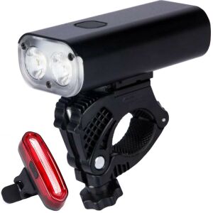 Maltrack Exonum 5000 Bike Light Set, front and rear LED bicycle lights - Bicycle Light
