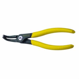 Topmaster Biztonsági Fogó Hajlított 180mm, Sárga Nyél - Topmaster