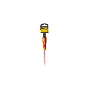 Topmaster insulated slotted screwdriver 3.0x100mm, high voltage protection - Screwdriver