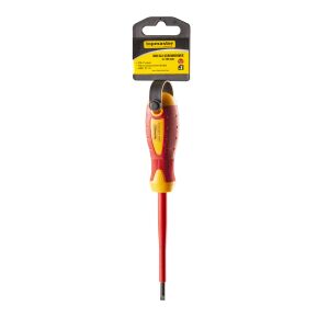 Topmaster insulated slotted screwdriver 4x100mm - Screwdriver