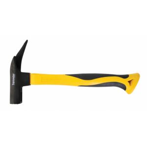 Topmaster Carpenter's Hammer with Fiberglass Handle 600 g DIN, 249807 131328598 - Tool