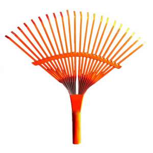 TopGarden 380512 Leaf Rake, 16 tines, handleless 93707763 - Leaf Rake