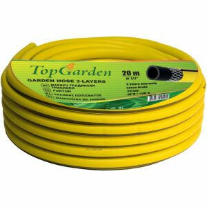 TopGarden 3-Layer Garden Hose, 1/2 inch, 20m - Irrigation