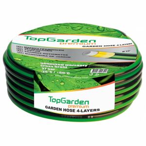 Furtun de grădină cu 4 straturi TopGarden Premium 20m - Irigare