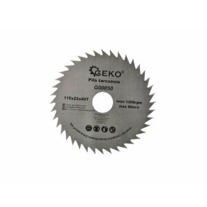GEKO Wood Circular Saw Blade 115x22x40 131329316 - Geko