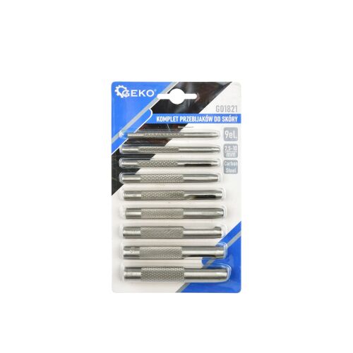 Geko G01821 9-piece Leather Punch Set 131330653