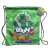 Minecraft drawstring bag, green with Creeper and TNT design
