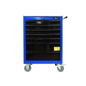 Geko 7 fiókos guruló szerszámos szekrény - Kék - Geko