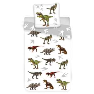 Dinoszaurusz gyerek ágyneműhuzat szürke 100x135cm 40x60cm 50285304 Disney Ágyneműk - ovi