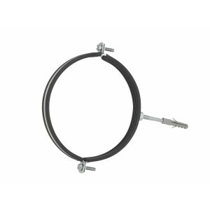 Obejma metalowa z gumą do rur 6" 159-166mm (50) 131332636 - Zacisk rury