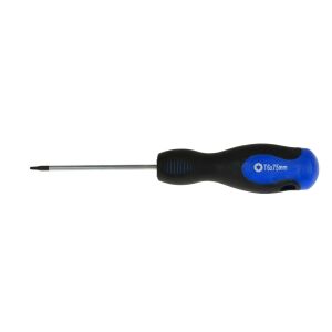 GEKO T6 Torx screwdriver, 75mm, black and blue handle - Screwdriver