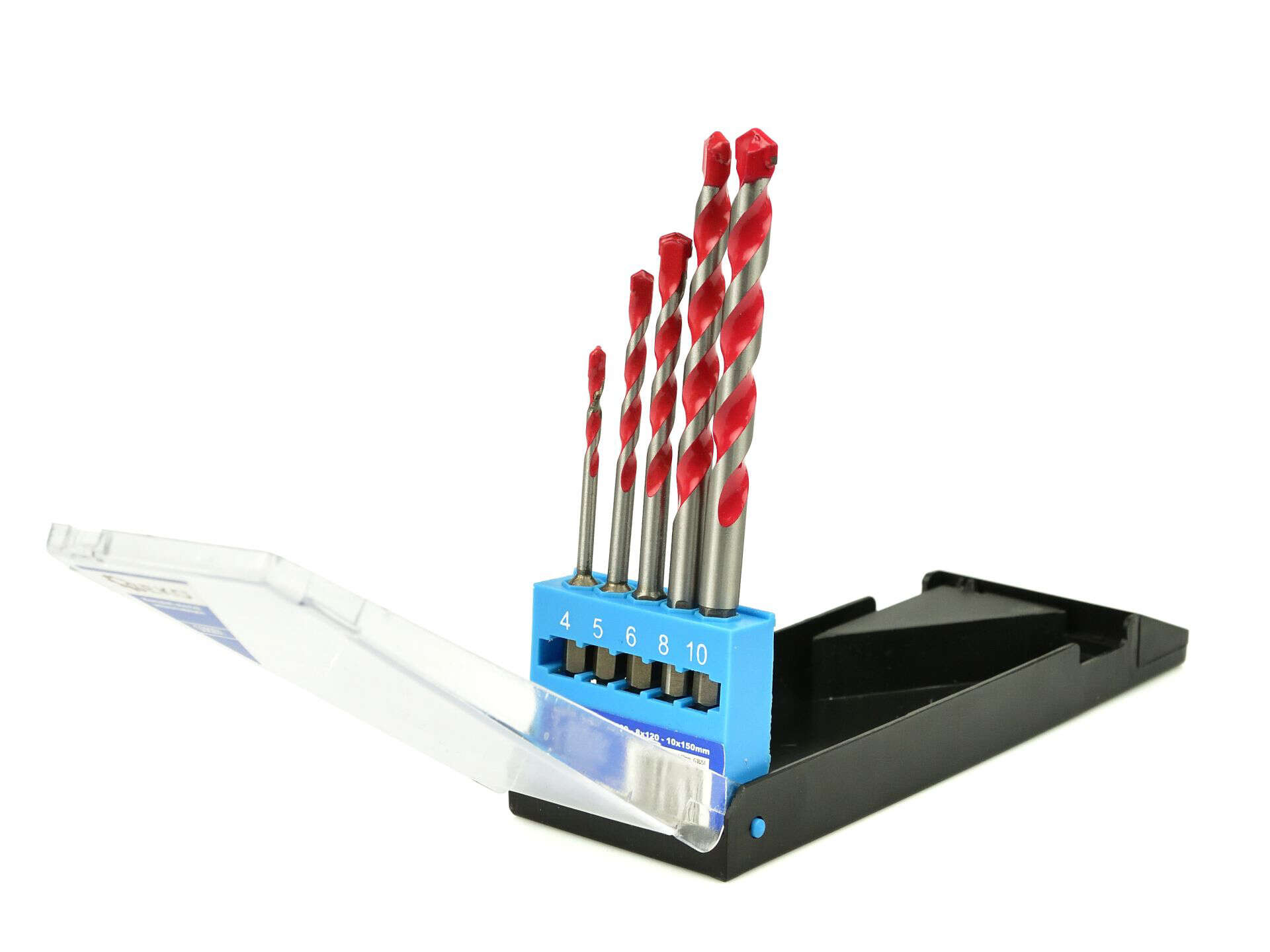 5 pc Universal Drill Bit Set 4-10 mm, Geko G38251