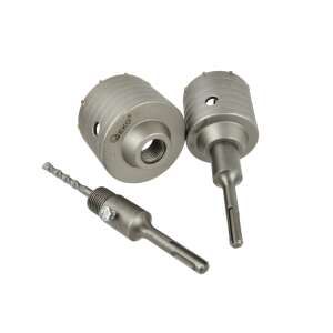 Geko Gyémánt Fúrófej Készlet Betonhoz, 65 + 80mm SDS, 2 db 93709729 - Geko Fúrószár