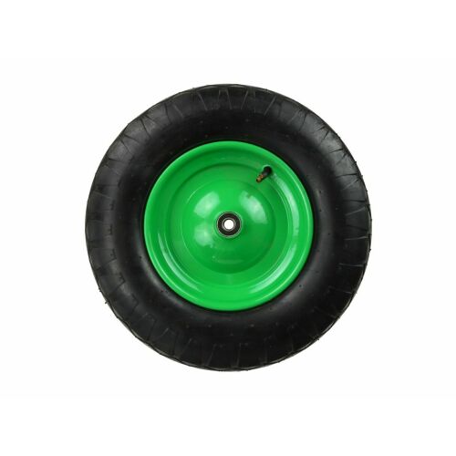 GEKO G71022 Wheelbarrow Tire 4.00-8 4PR, green rim