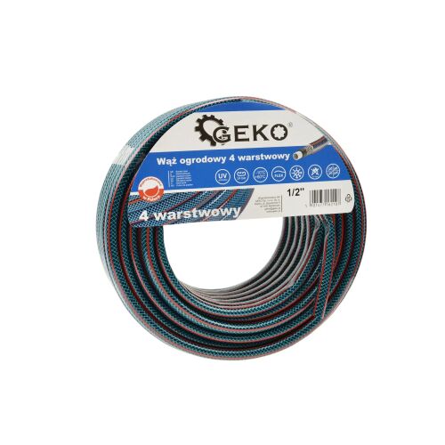 Geko 4-Layer 1/2 inch Garden Hose, 20m length