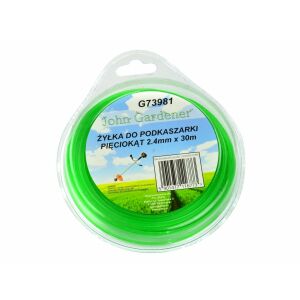 John Gardener Ötszögletű Vágókötél - 2,4 mm x 30 m