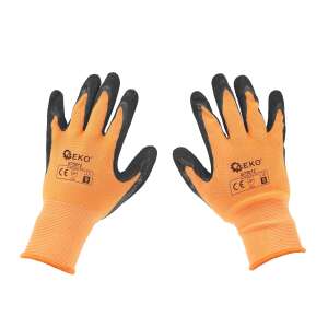Geko G75012 orange Arbeitshandschuhe, Größe 9, Paar - Arbeitshandschuhe