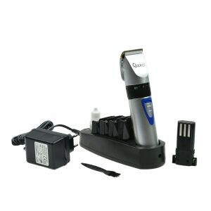 Geko cordless pet clipper kit with charging station, attachments, and battery - Rodent Care