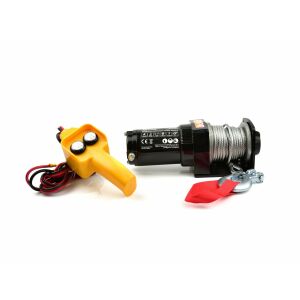 Troliu electric Geko 907 kg - Set complet cu telecomandă și cârlig - Instrument