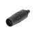High pressure washer nozzle, black, angled view