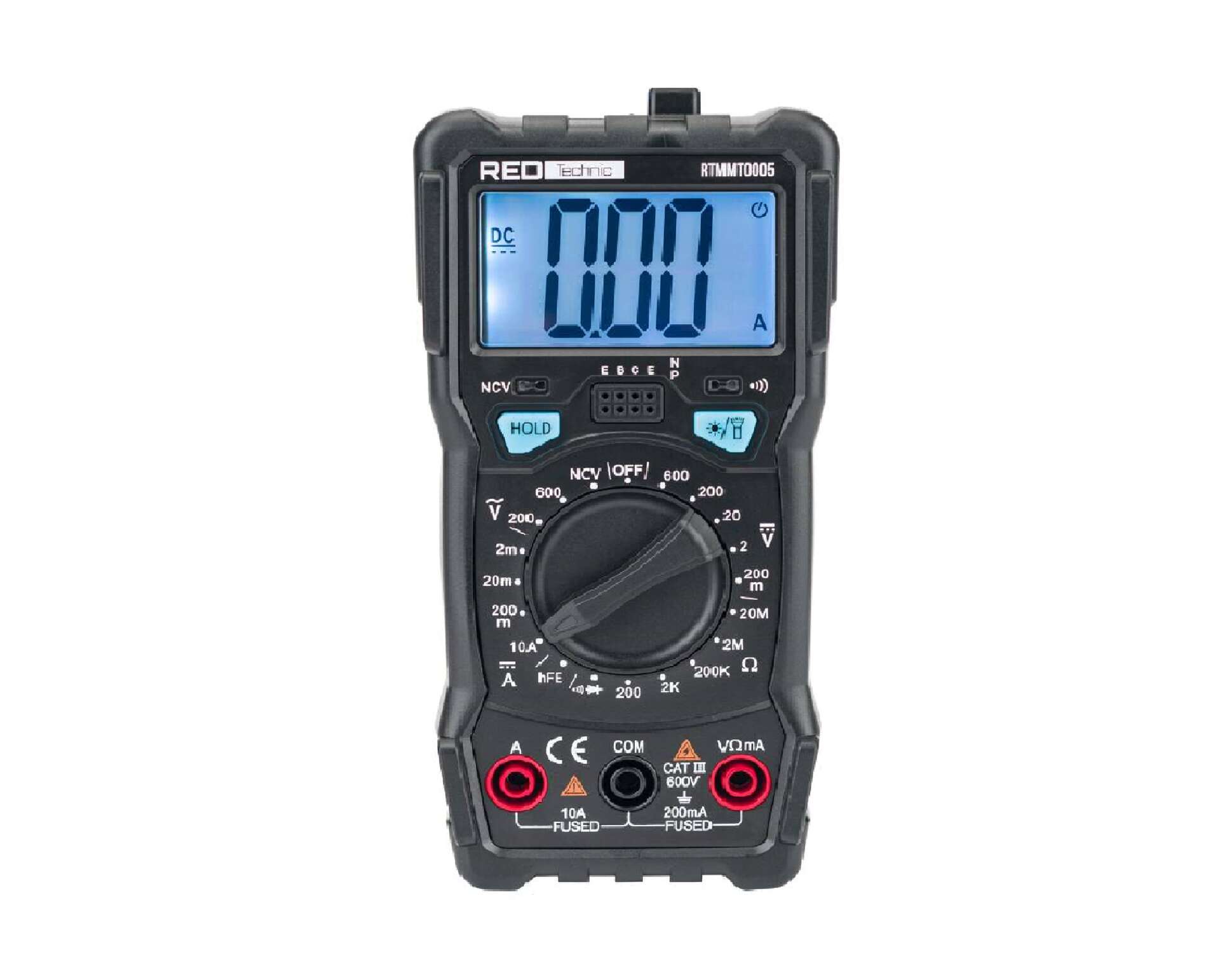 RED TECHNIC RTMMT0005 Multimetr cyfrowy 600V