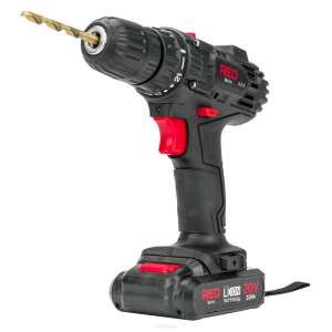 Cordless Screwdriver with Battery and Charger, 2 x Li-Ion Batteries, 2 Ah / 20 V, Red Technic RTWA0033 94909474 - Drill and Screwdriver