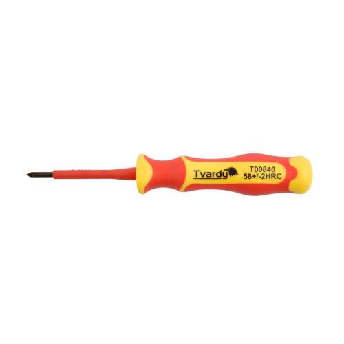 Tvardy T00840 Insulated Phillips PH0 Screwdriver, 60mm, VDE 1000V