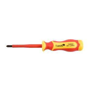 Tvardy T00842 insulated Phillips PH2 screwdriver, 100mm, VDE certified - Tvardy
