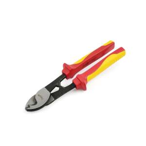 Tvardy T00908 cable cutter, 250 mm, red and yellow handles - Pliers