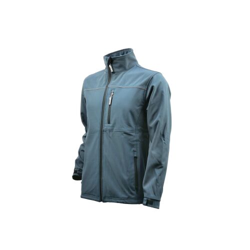 Tvardy softshell kabát, szürke, M méret, ferde nézet - Munkakabát