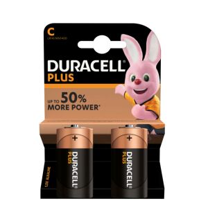 Duracell Plus C Elemek - 2 darabos csomag - Duracell Elem