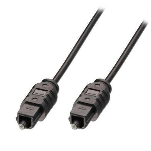 Lindy 35210 5m Toslink Optikai Audio Kábel, Fekete