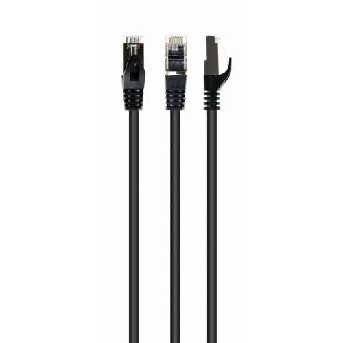 GEMBIRD PP6A-LSZHCU-BK-10M patchcord RJ45 cat. 6A SFTP LSZH 10m czarny