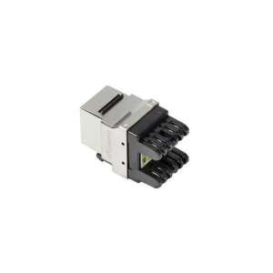 Conector Lanberg KSF6-1000 RJ45 6 UTP, metal, negru - Lanberg Cabluri UTP