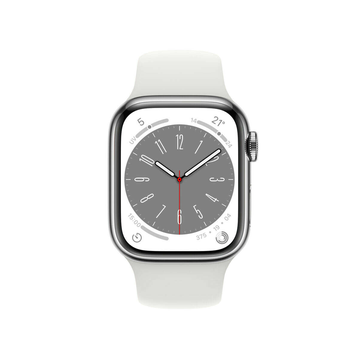 Csiribiri Okosóra Apple Watch Series 8 Fehér 32 GB 41 mm
