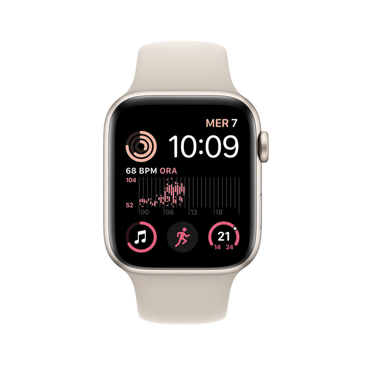 Csiribiri okosóra apple watch se bézs szín 44 mm