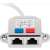 Lanberg AD-0026-S splitter de rețea RJ-45, 1 la 2 porturi, argintiu, de aproape