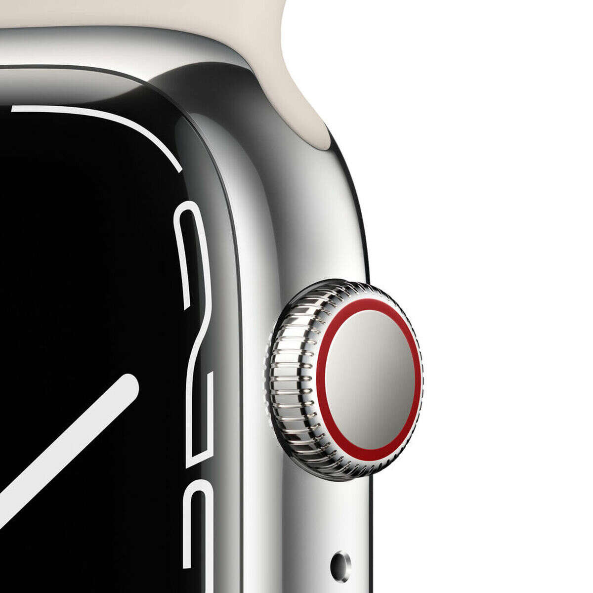 Csiribiri okosóra apple watch series 7 bézs szín 32 gb oled lte