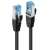 Kabel sieciowy Lindy Cat6 UTP, czarny, 1 metr