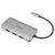 Angled view of Targus ACH226EU USB Hub with USB-C cable