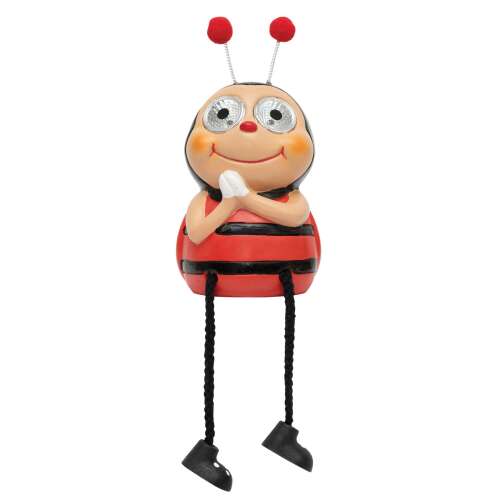 Lampa solarna ogrodowa Home MX645 biedronka, polirezynowa, zimna biała LED