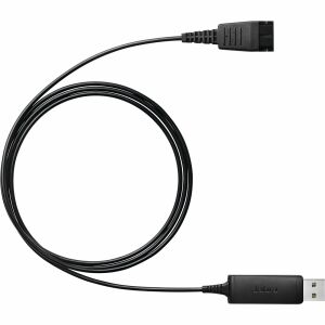 Jabra Link 230, USB enabler QD to USB, Plug & Play connection for corded Jabra Headsets with PC-based Audio and voice applications 133937256 - Koncentrator USB