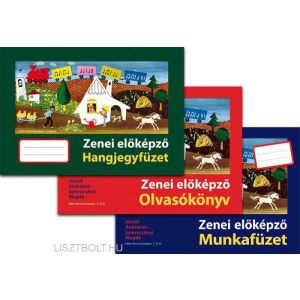 József Andrásné, Szmrecsányi Magda: Zenei előképző szett (Olvaskókönyv, Munkafüzet, + 1 hangjegyfüzet) 136047467 - Művészet & Építészet