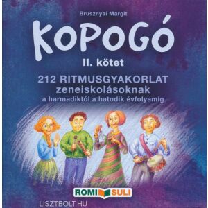 Kopogó II. - 212 ritmusgyakorlat zeneiskolásoknak a harmadiktól a hatodik évfolyamig 136048191 - Művészet & Építészet