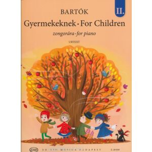 Bartók Béla: Gyermekeknek II. - Szlovák népdalok felhasználásával. Urtext (BB 53, 1908-1910, rev. 1943) 136048310 - Művészet & Építészet