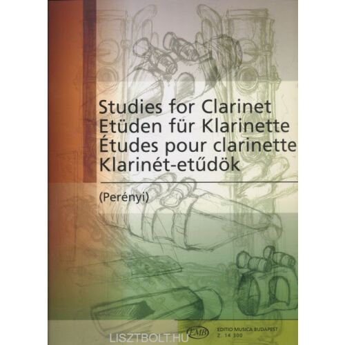 Perényi: Klarinét - etűdök 136099174 - Művészeti könyv