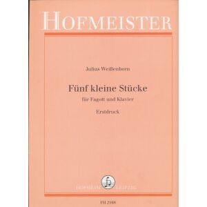 Julius Weissenborn: Fünf Kleine Stücke - fagottra, zongorakísérettel 136045800 - Művészet & Építészet