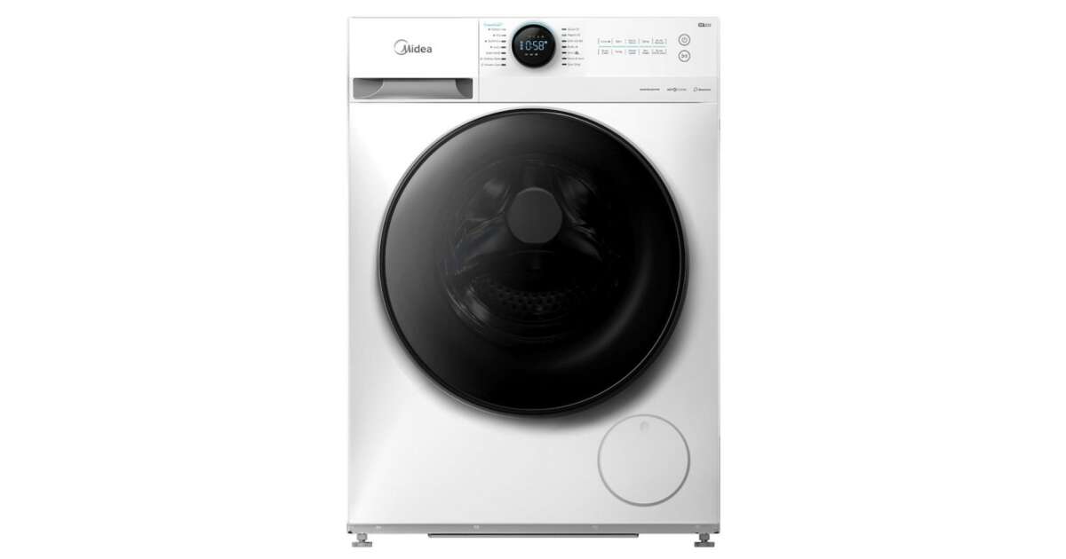 Midea MF200W70WB/W-HR +3 ÉV Garanciával*, Elöltöltős Mosógép B ...