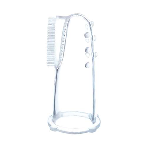 Akuku szilikon ujjkefe baba fogakhoz, BPA mentes