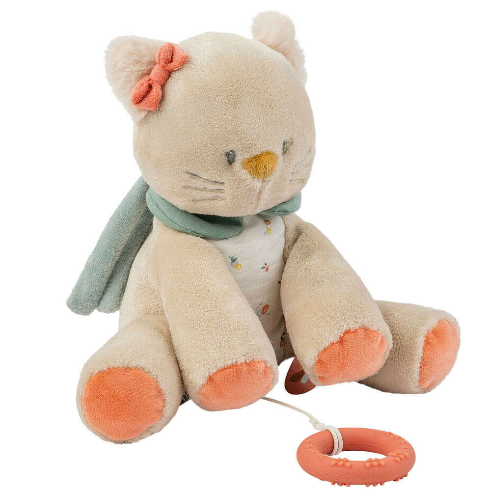 E-shop NATTOU Mačička plyšová hudobná Lana 30 cm Mila, Zoe &amp; Lana